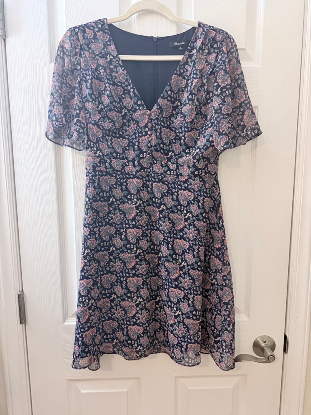 Madewell floral mini dress sz 4